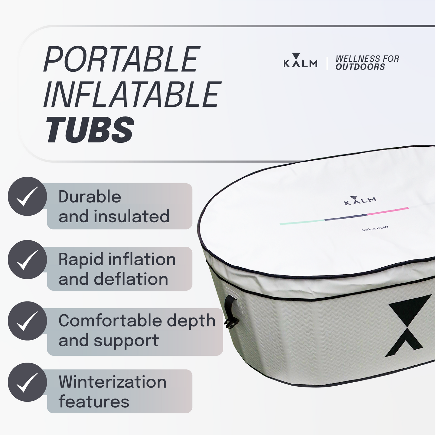 Kalm Inflatable Cold Plunge Tub